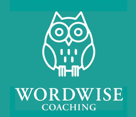 Logo of Wordwise Coaching featuring a stylized owl on a teal background.